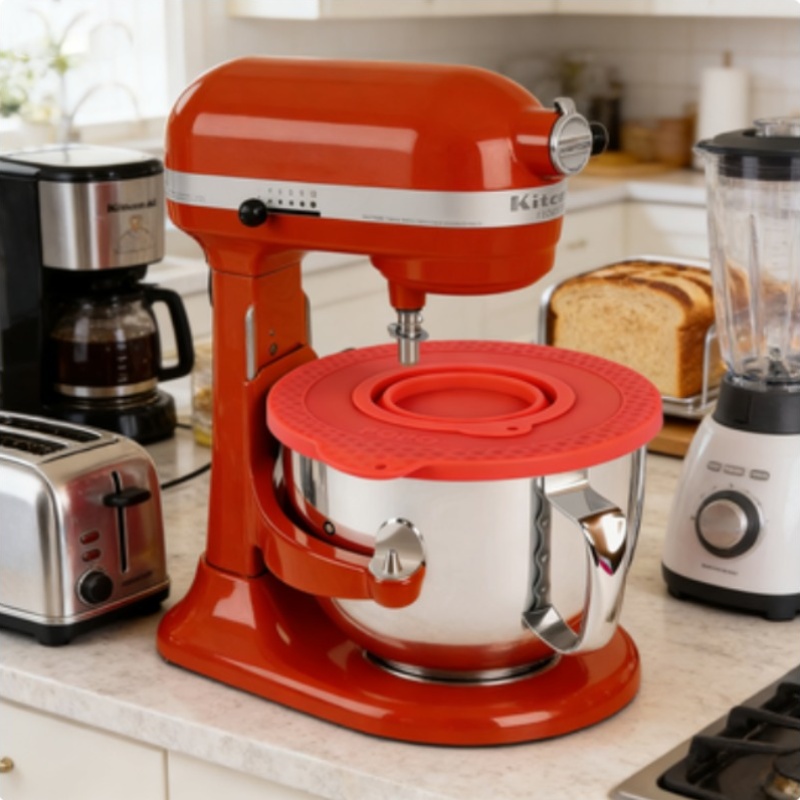 Kitchen Aid Baking Mixer - Silicone Mixer Bowl Cover Compatible with