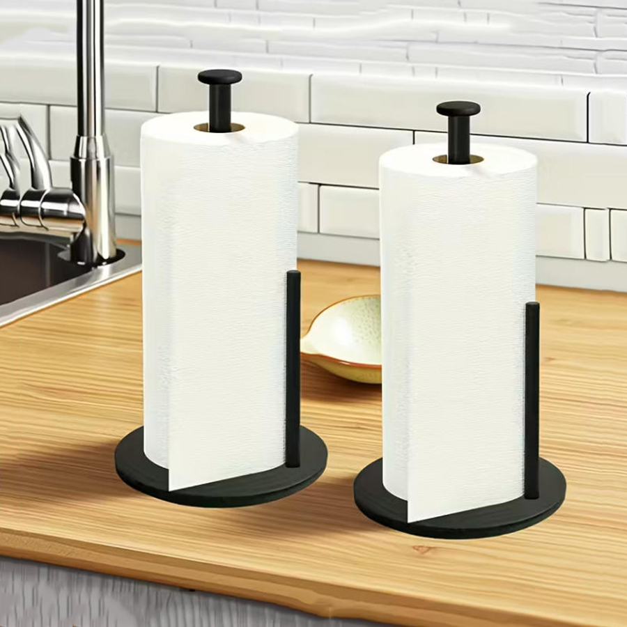 Kitchen Baking Paper Holder - Stainless Steel Kitchen Roll Holder with