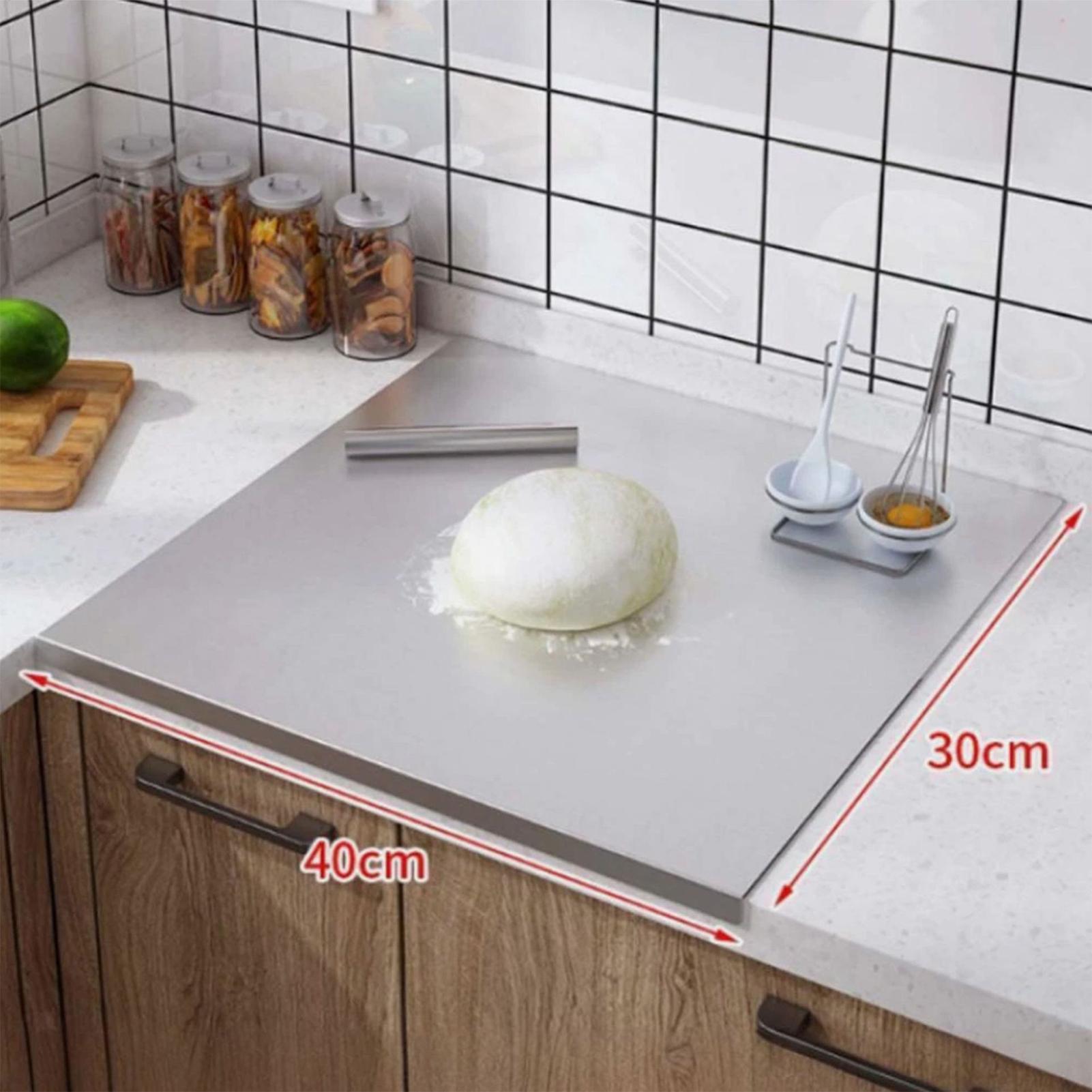 Kitchen For Baking - Stainless Steel Cutting Board Nonstick Double-Sided