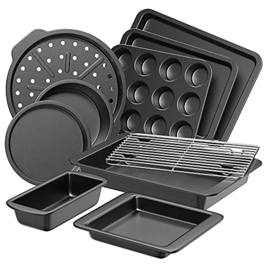 Kitchen Baking Pan Set - Bakeware Sets, Baking Pans Set, Nonstick