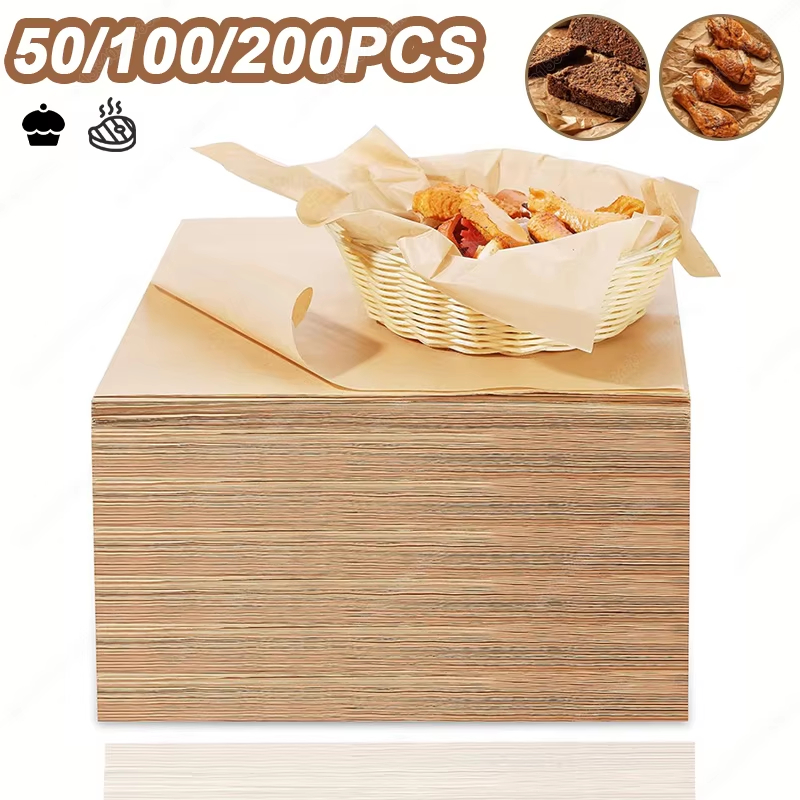 Kitchen Paper For Baking - 50/100/200PCS Baking Paper Parchment Baking Sheet