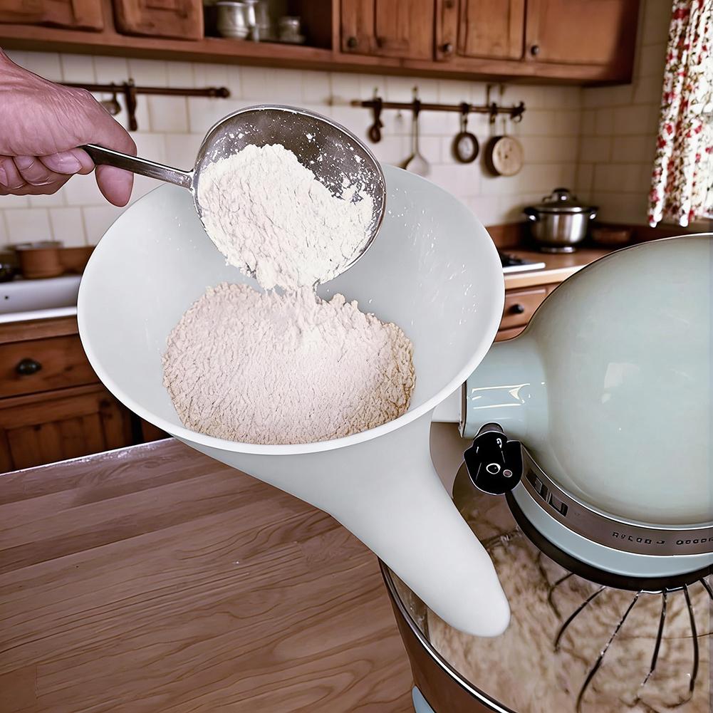 Kitchen Aid Baking Mixer - Mixer Flour Funnel for 5 Quart