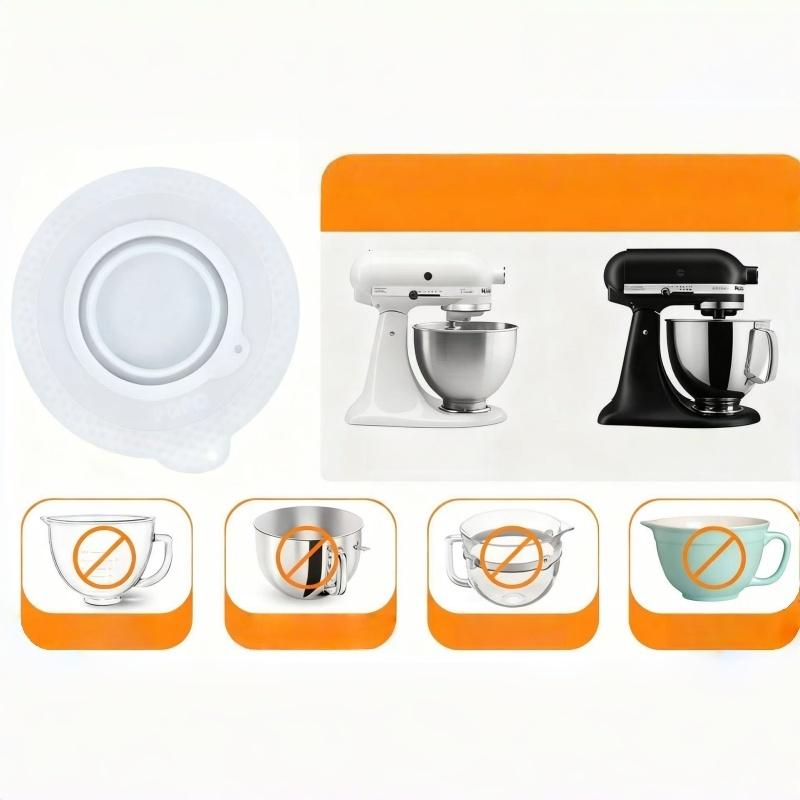 Kitchen Aid Baking Mixer - 1Pcs DIY Silicone Mixers Bowl Lid