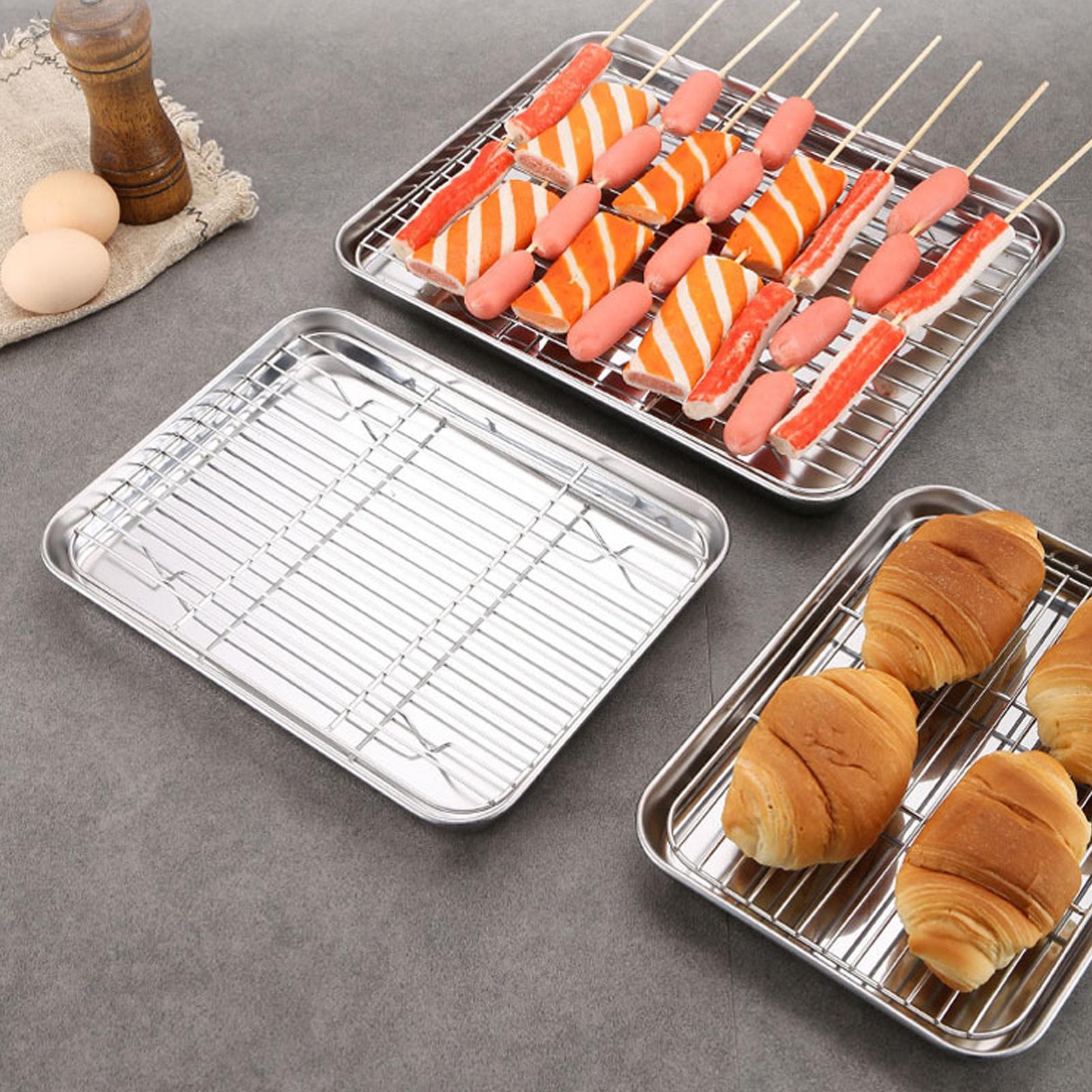 Kitchen Baking Cart - Baking Tray with Removable Cooling Rack