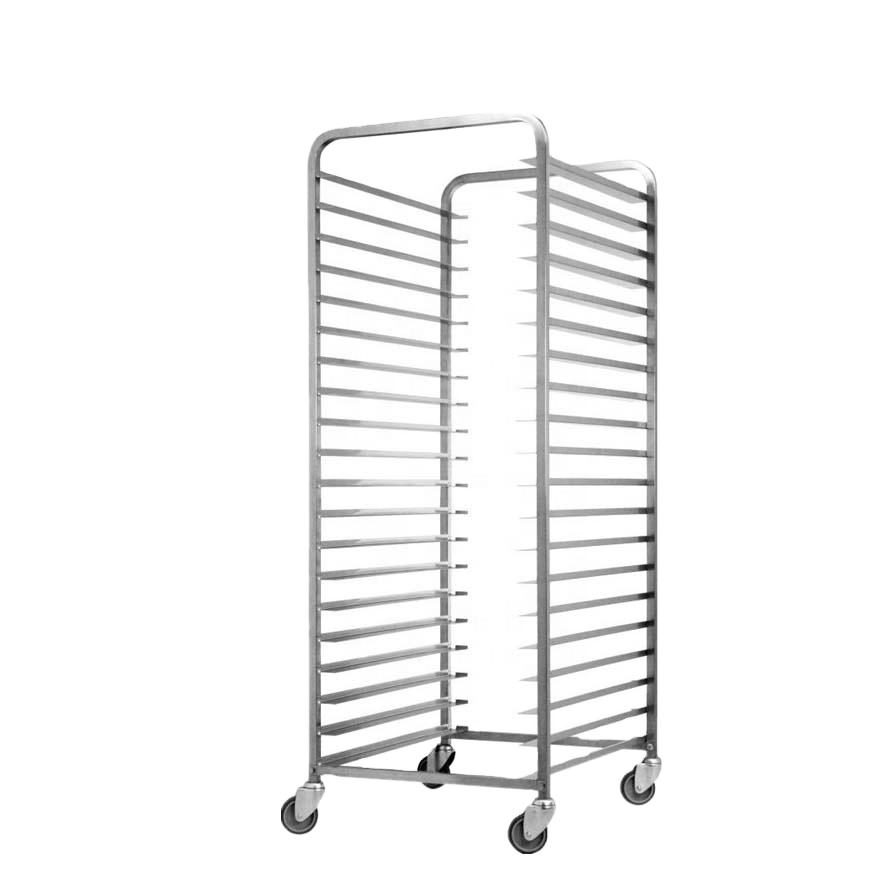 Kitchen Baking Cart - Bakery Stainless Steel Cooling Rack Trolley
