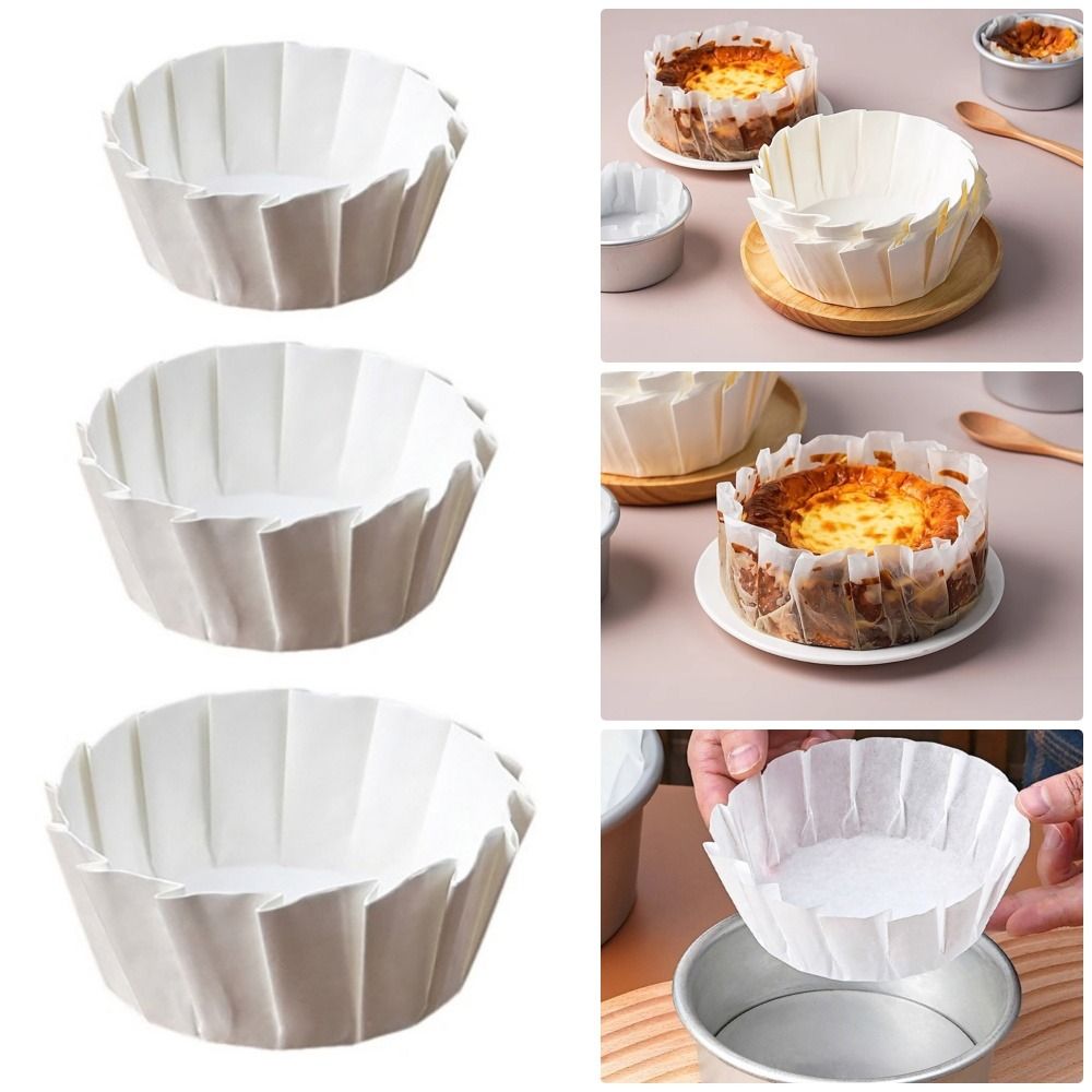 Kitchen Paper For Baking - 4/6/8inch Foldless Cupcake Liner Baking Cup