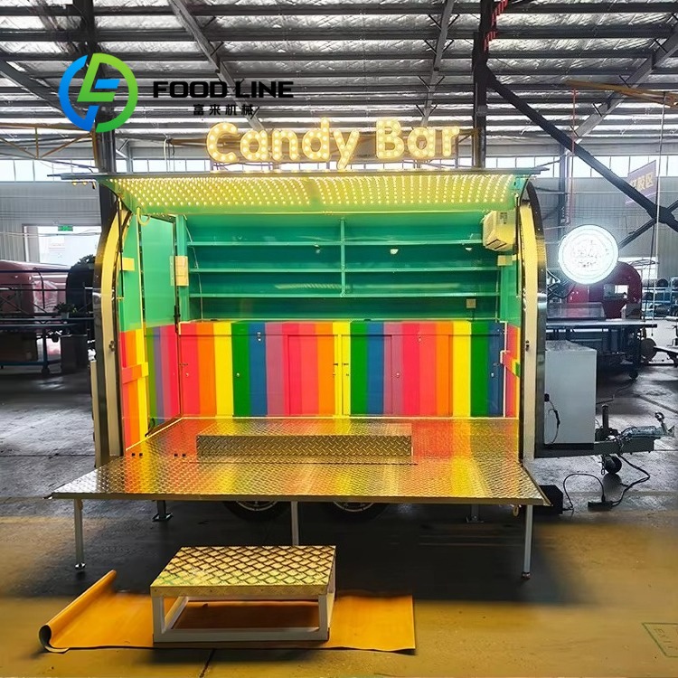 Kitchen Baking Cart - Customized Trailers Mobile Small Concession BBQ