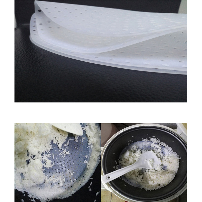 Kitchen Paper For Baking - 1Pc White Round Rice Steamer Mat