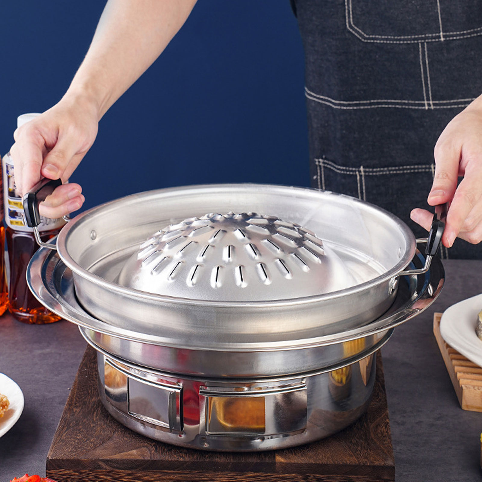 Thai Barbecue Grill Pan Thai B - Kitchen Baking Tray Organiser recension och pris