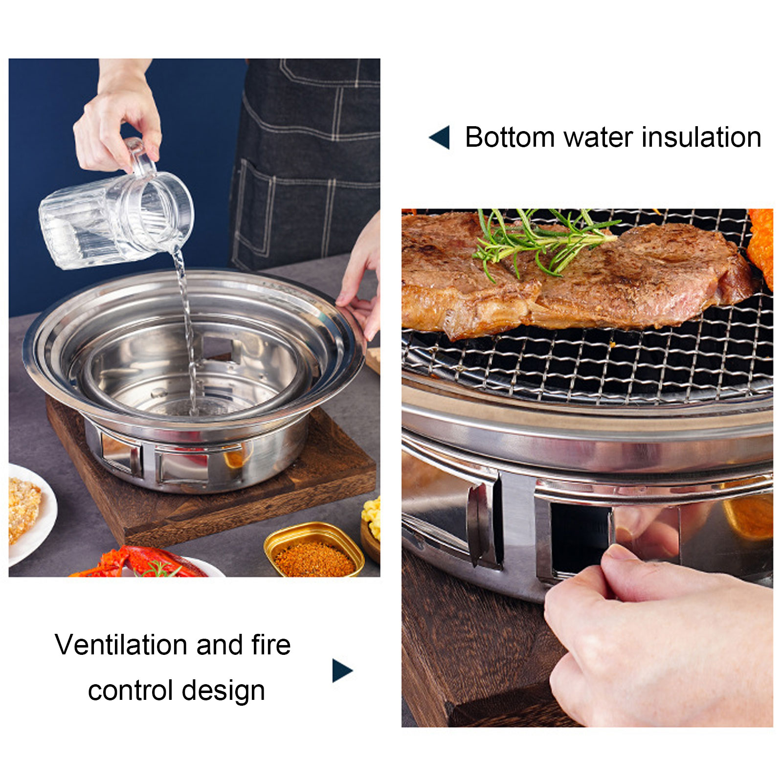 Thai Barbecue Grill Pan Thai B - Kitchen Baking Tray Organiser recension och pris