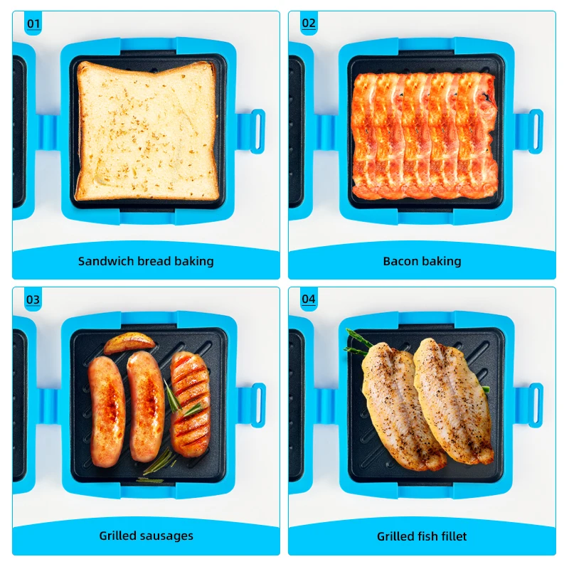 3pack Food Grade Sandwich Toas - Baking Kitchen Set recension och pris