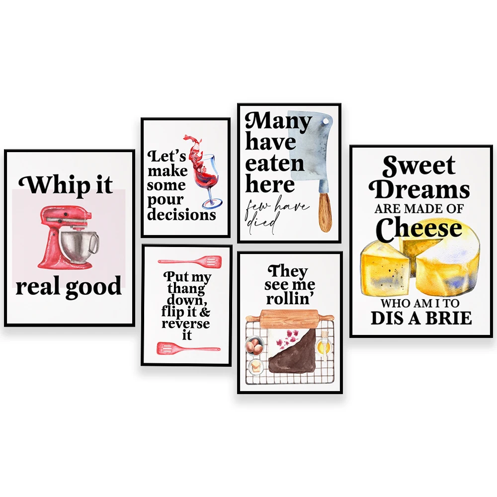 Funny Baking Quotes Posters, F - Kitchen Baking Wall Art recension och pris