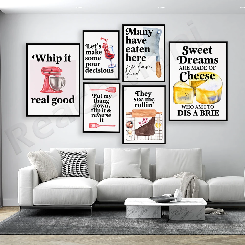 Funny Baking Quotes Posters, F - Kitchen Baking Wall Art recension och pris