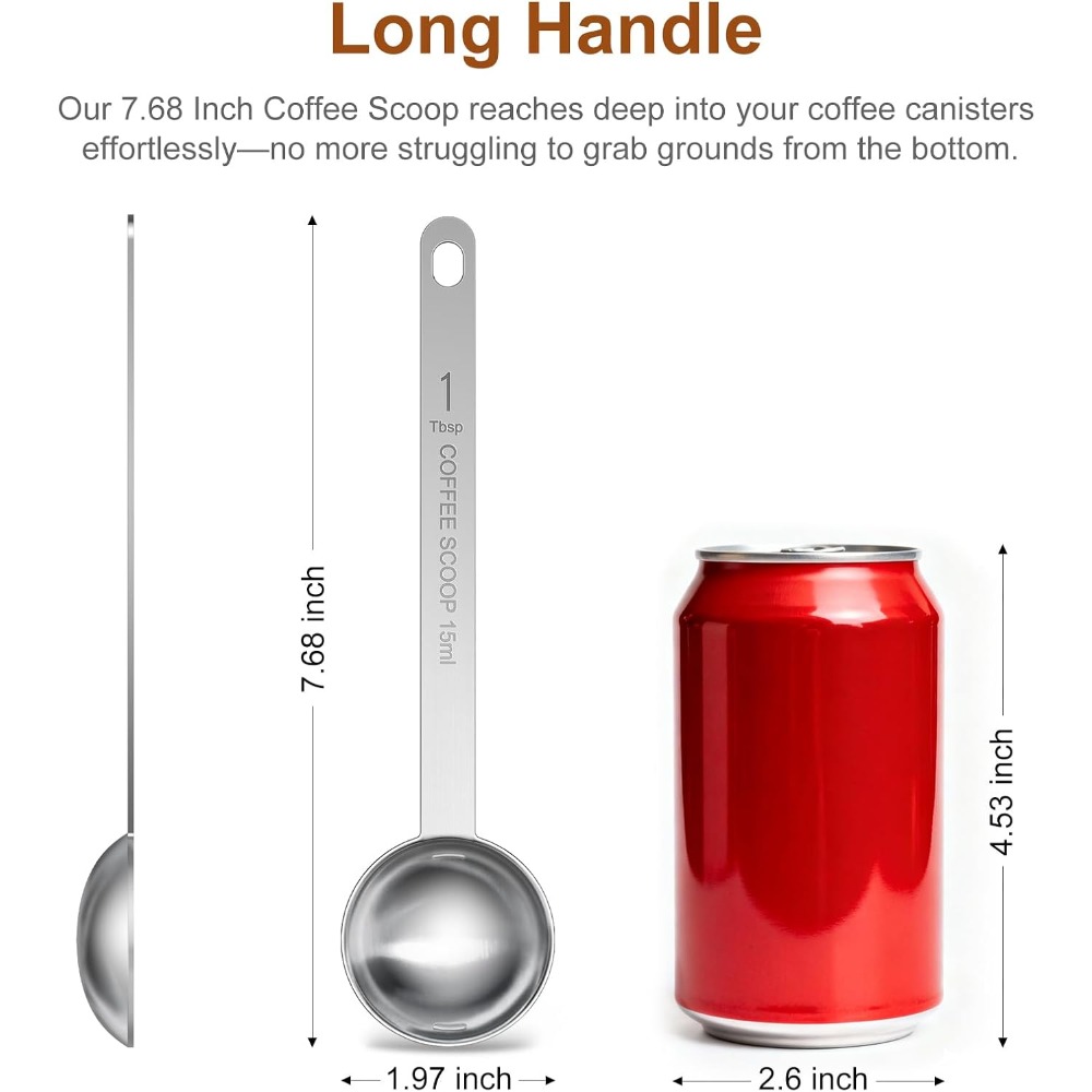 Stainless Steel Long Handle Co - Baking Powder Kitchen recension och pris