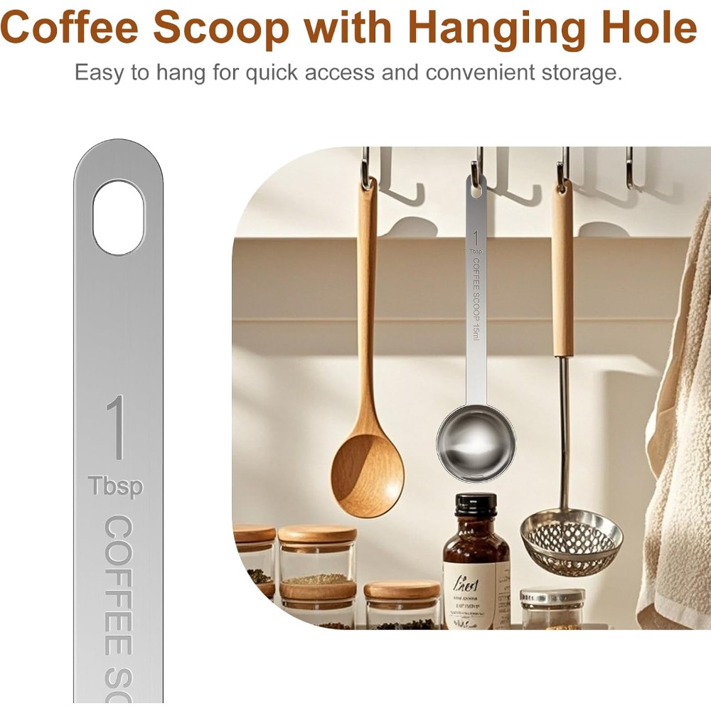 Stainless Steel Long Handle Co - Baking Powder Kitchen recension och pris