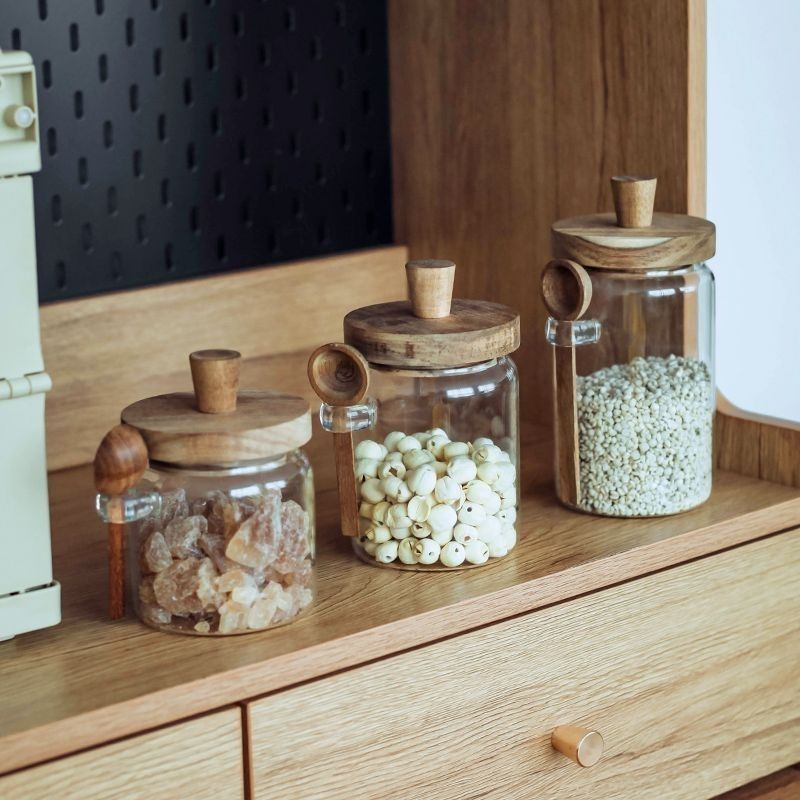 Clear Glass Candy Snack Jar wi - Kitchen Bank recension och pris