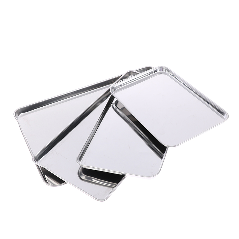 1PCS Stainless Steel Tray Rect - Kitchen Baking Tray Organiser recension och pris