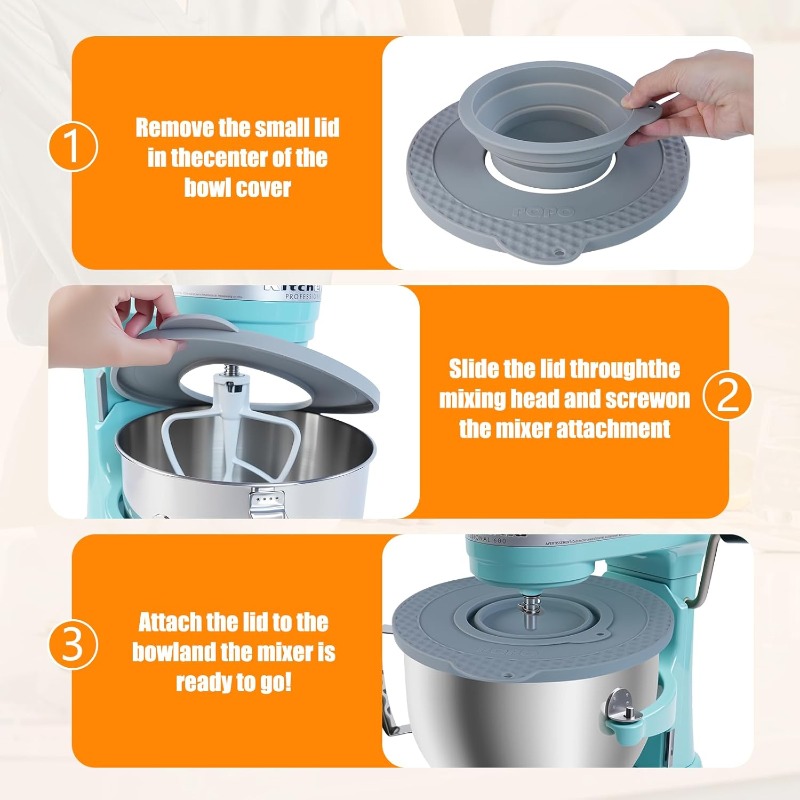 Silicone Mixer Bowl Cover Comp - Kitchen Aid Baking Mixer recension och pris