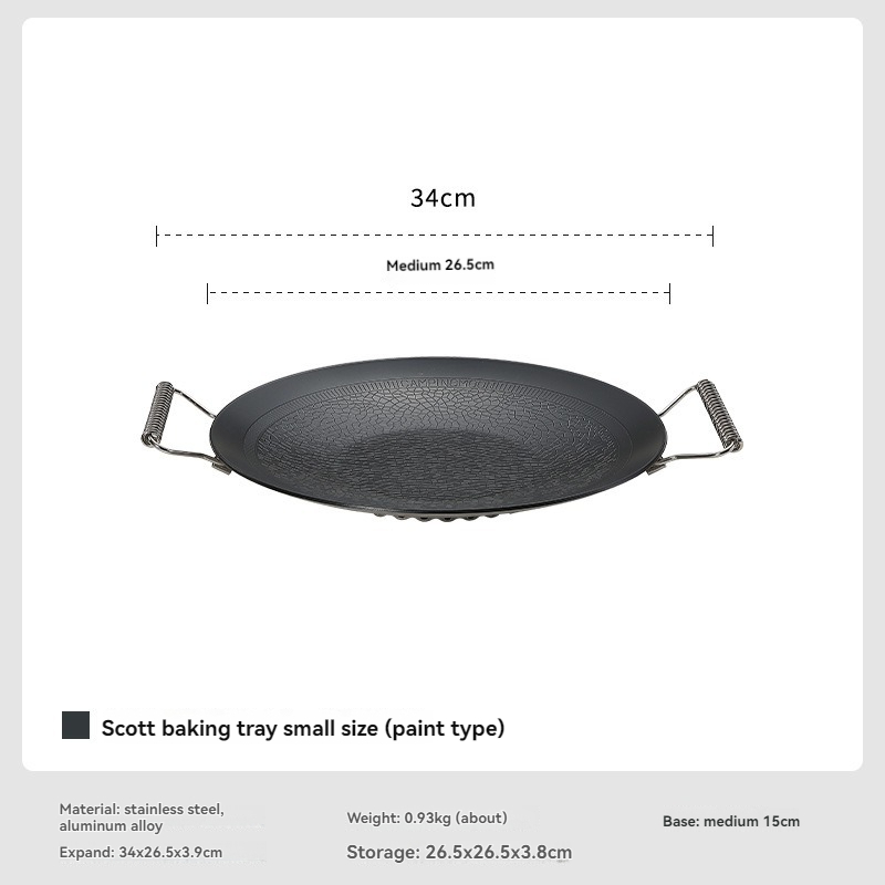 CAMPINGMOON GRW-27F Three-laye - Kitchen Baking Pan Set recension och pris