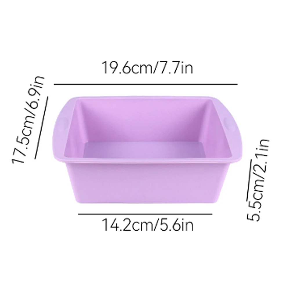 1/4Pcs Silicone Square Cake Mo - Kitchen Baking Utensils recension och pris
