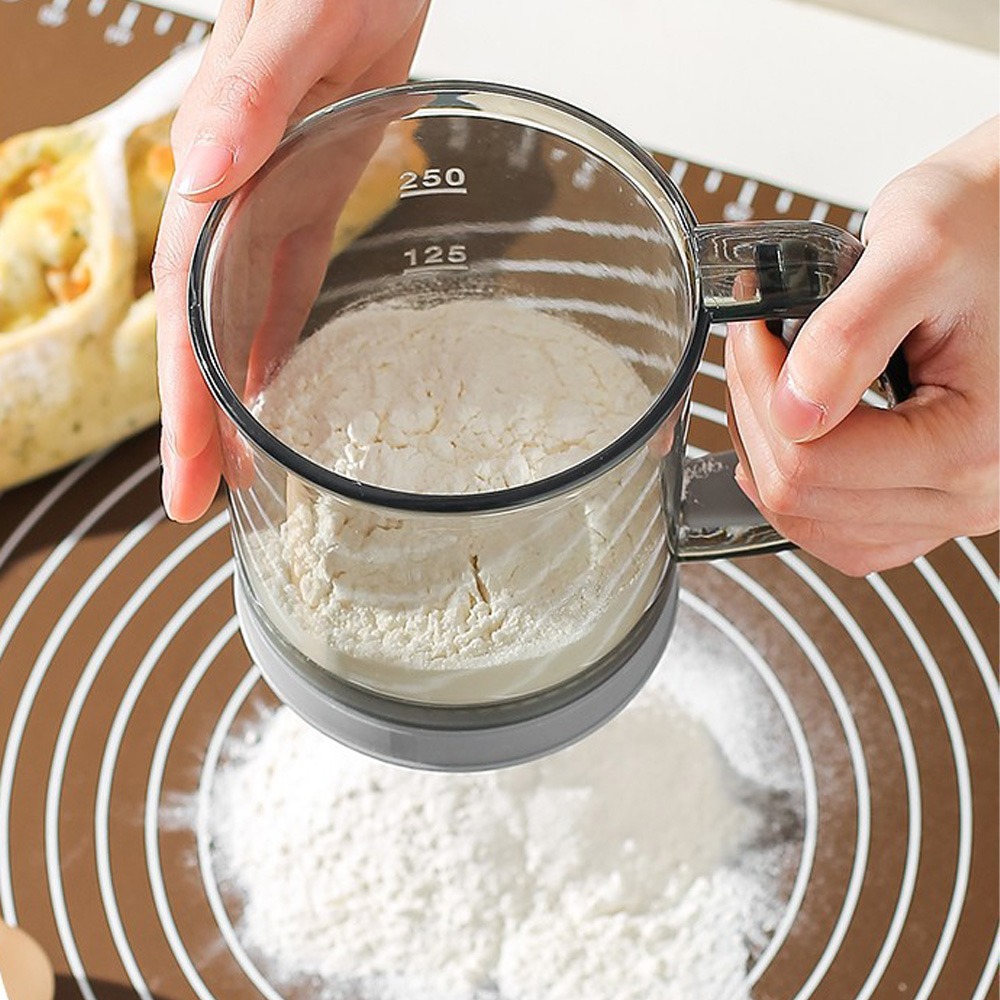 yesDouble Layer Flour Sifter M - Baking Powder Kitchen recension och pris