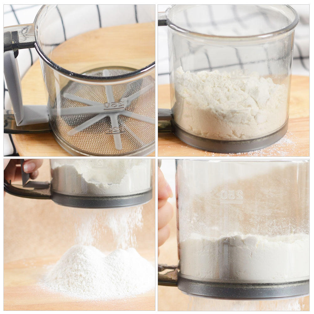 Handheld Flour Sifter with Fin - Baking Powder Kitchen recension och pris