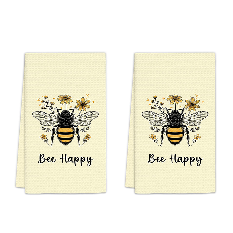 2Pcs, Summer Bee Happy Kitchen - Kitchen And Baking Life recension och pris