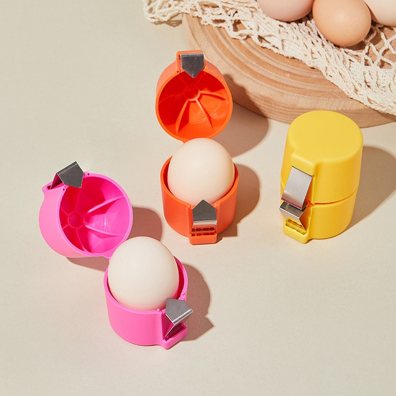 Portable Egg Cracker Set Manua - Mini Kitchen Baking recension och pris