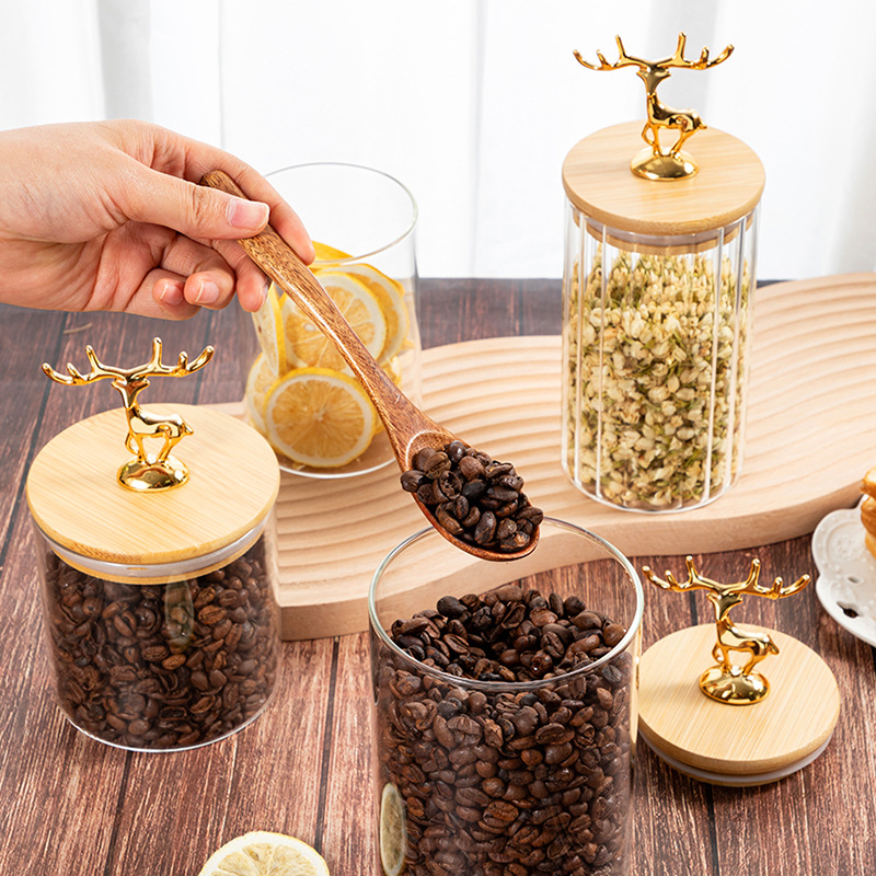 Nordic Golden Elk Storage Jar  - Kitchen Bank recension och pris