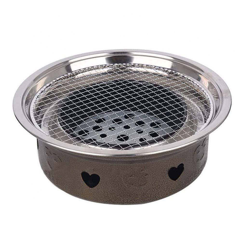 Stainless Steel Round BBQ Gril - Kitchen Baking Tray Organiser recension och pris