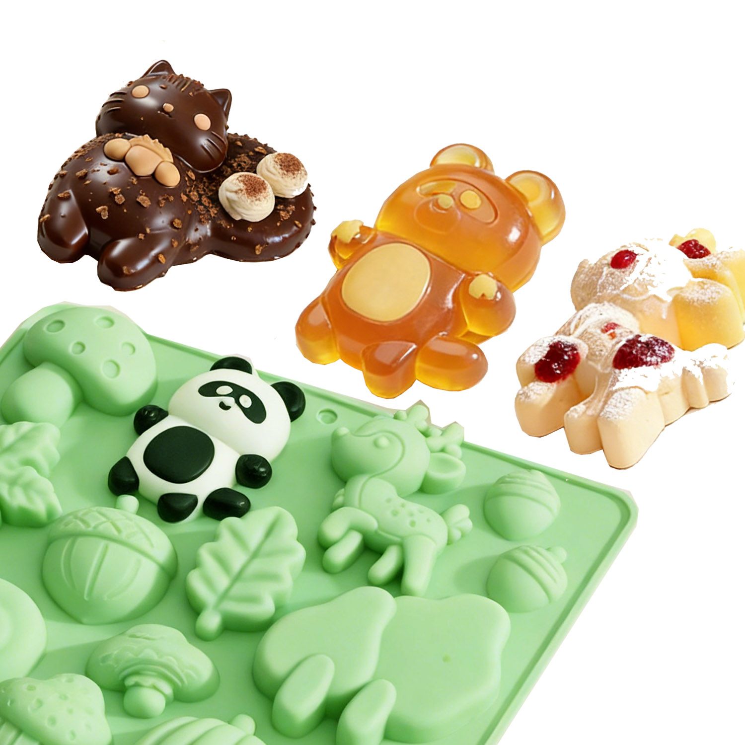 1 Silicone Cake Mold in the Sh - Silicone Cake Mold recension och pris