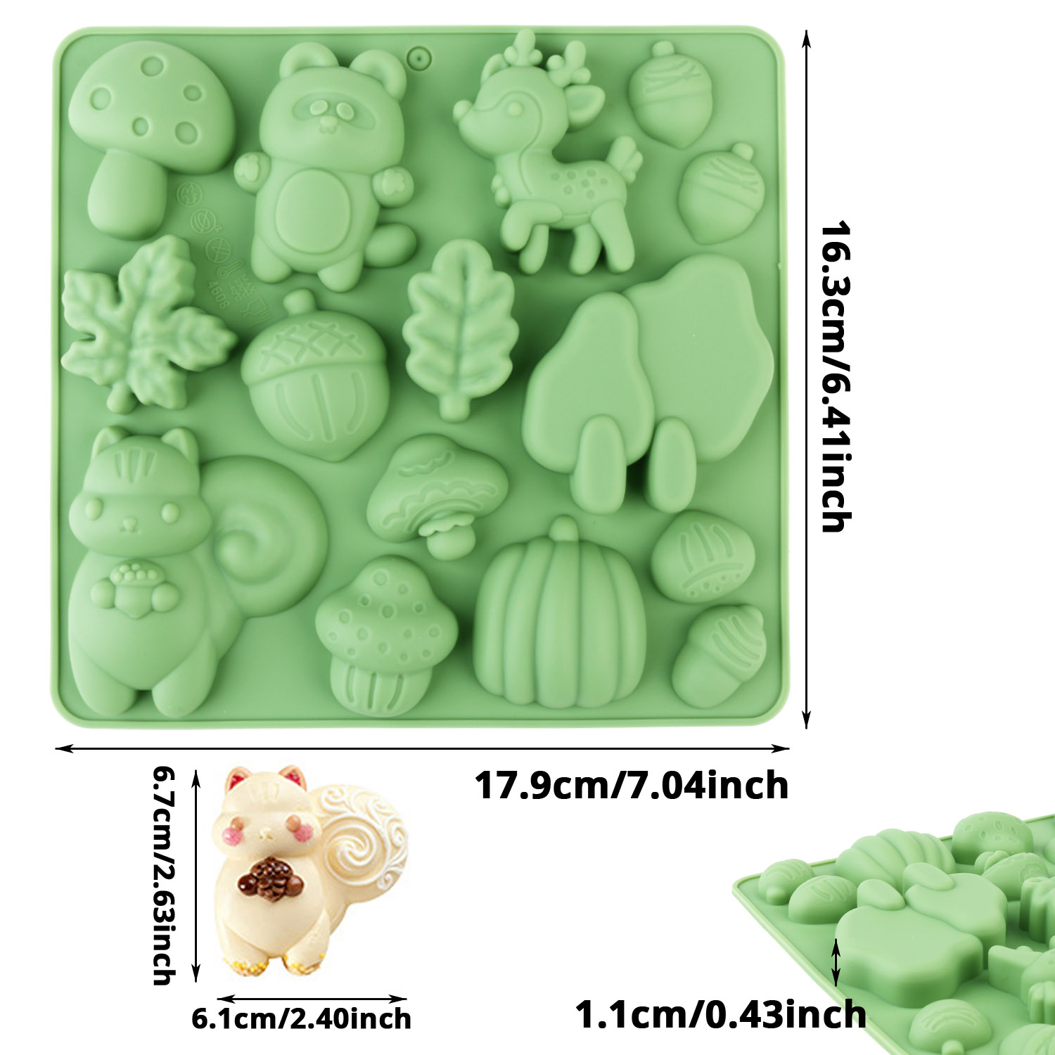 1 Silicone Cake Mold in the Sh - Silicone Cake Mold recension och pris