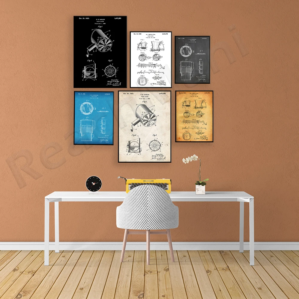 Flour Sieve 1926 Patent Print, - Kitchen Baking Wall Art recension och pris