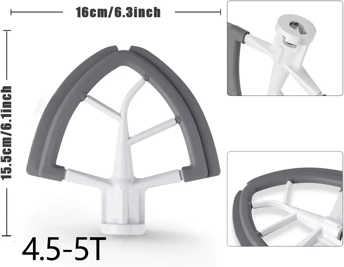 4.5-5 inch silicone accessorie - Kitchen Aid Baking Mixer recension och pris