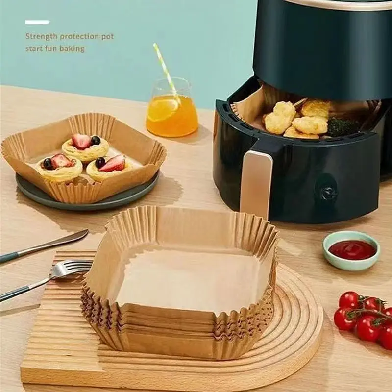 50/100PCS Air Fryer Special Pa - Kitchen Paper For Baking recension och pris