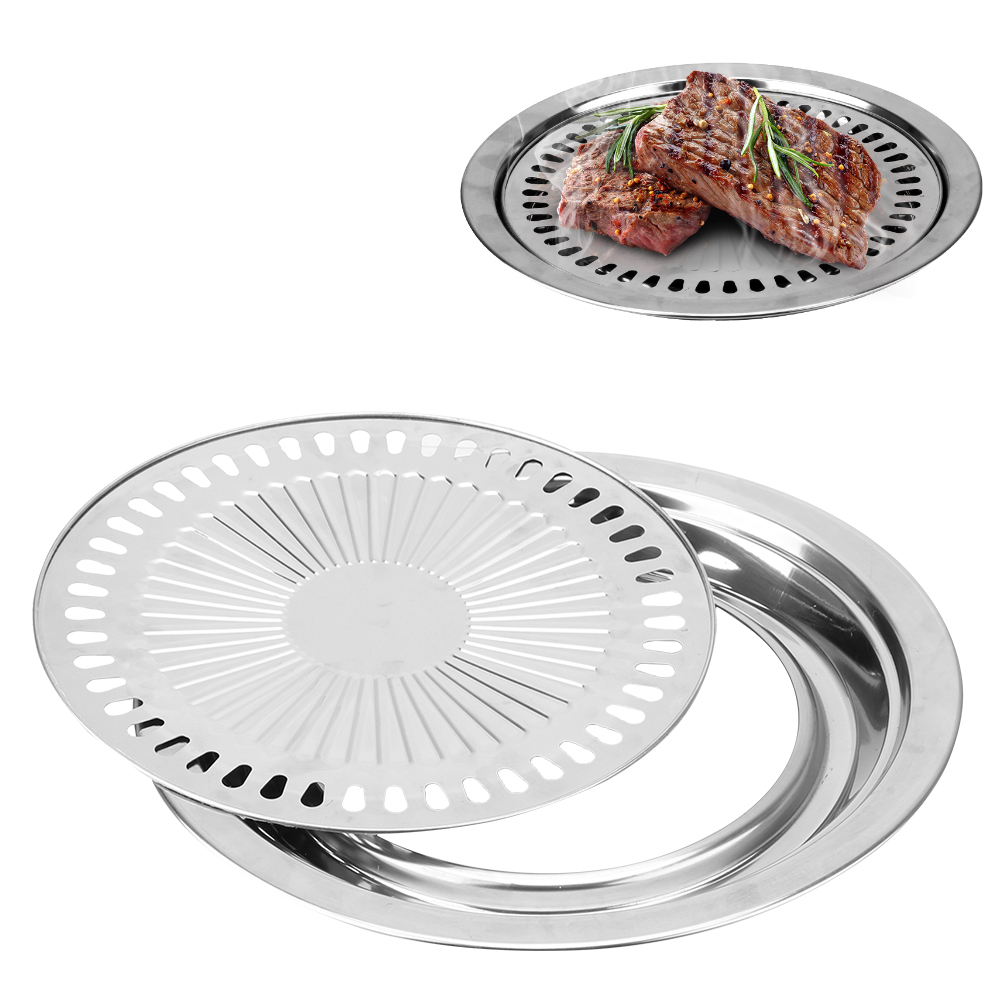 Smokeless Barbecue Grill Pan N - Kitchen Baking Tray Organiser recension och pris