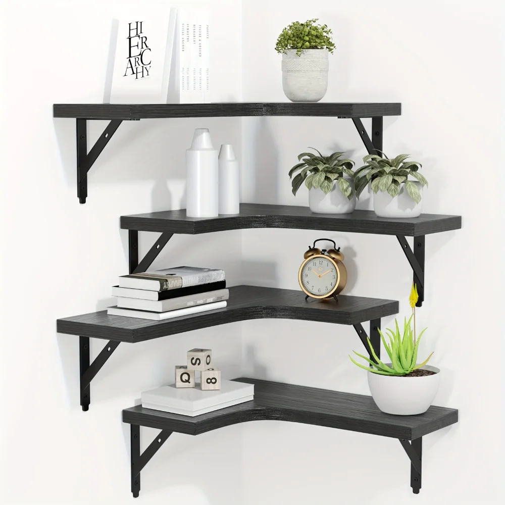 Natural Wood Grain Floating Sh - Kitchen Zo recension och pris