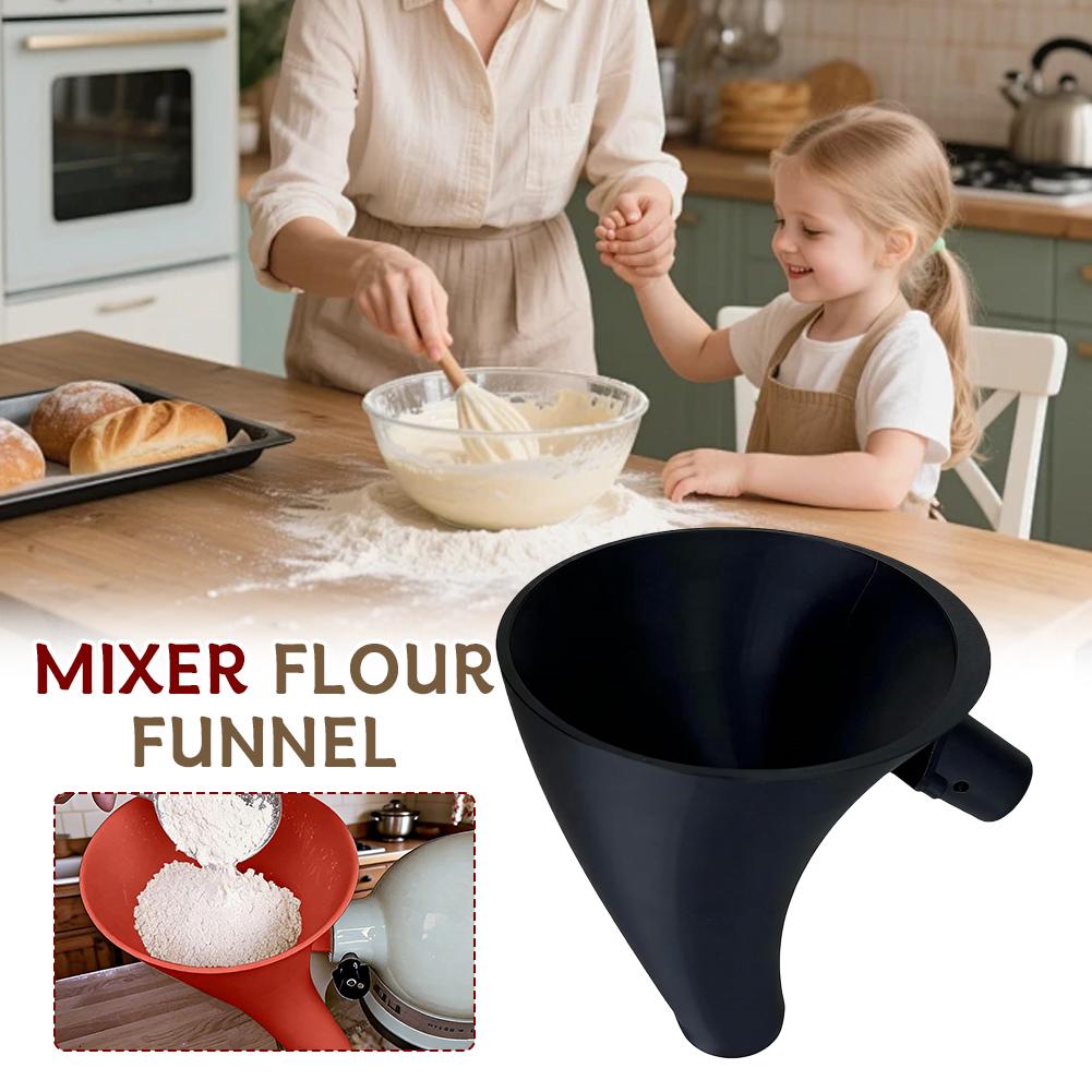 Spill Proof Flour Funnel for 5 - Kitchen Aid Baking Mixer recension och pris
