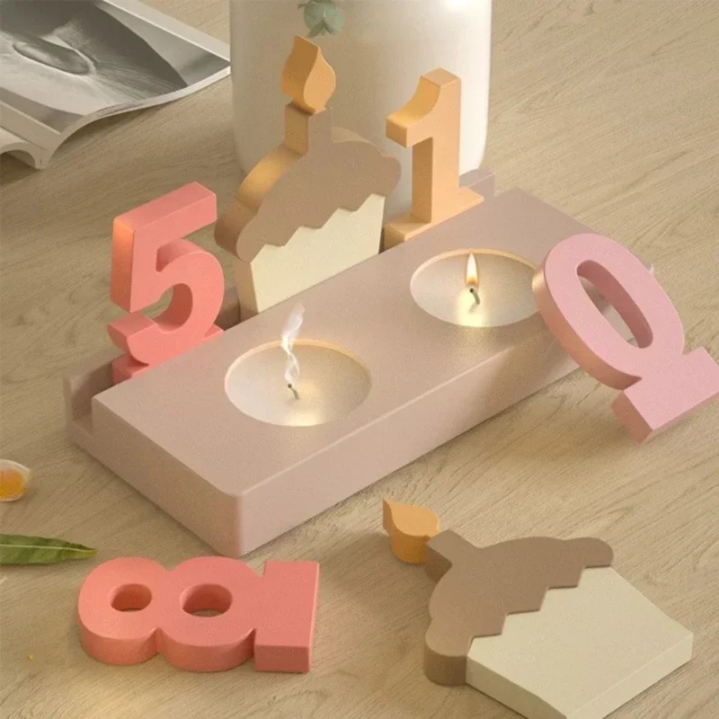 2pc Birthday Cake Silicones Mo - Silicone Cake Mold recension och pris