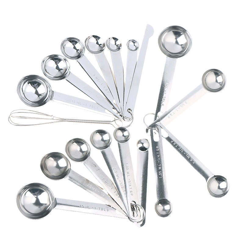 Stainless Steel Measuring Spoo - Kitchen Baking Utensils recension och pris