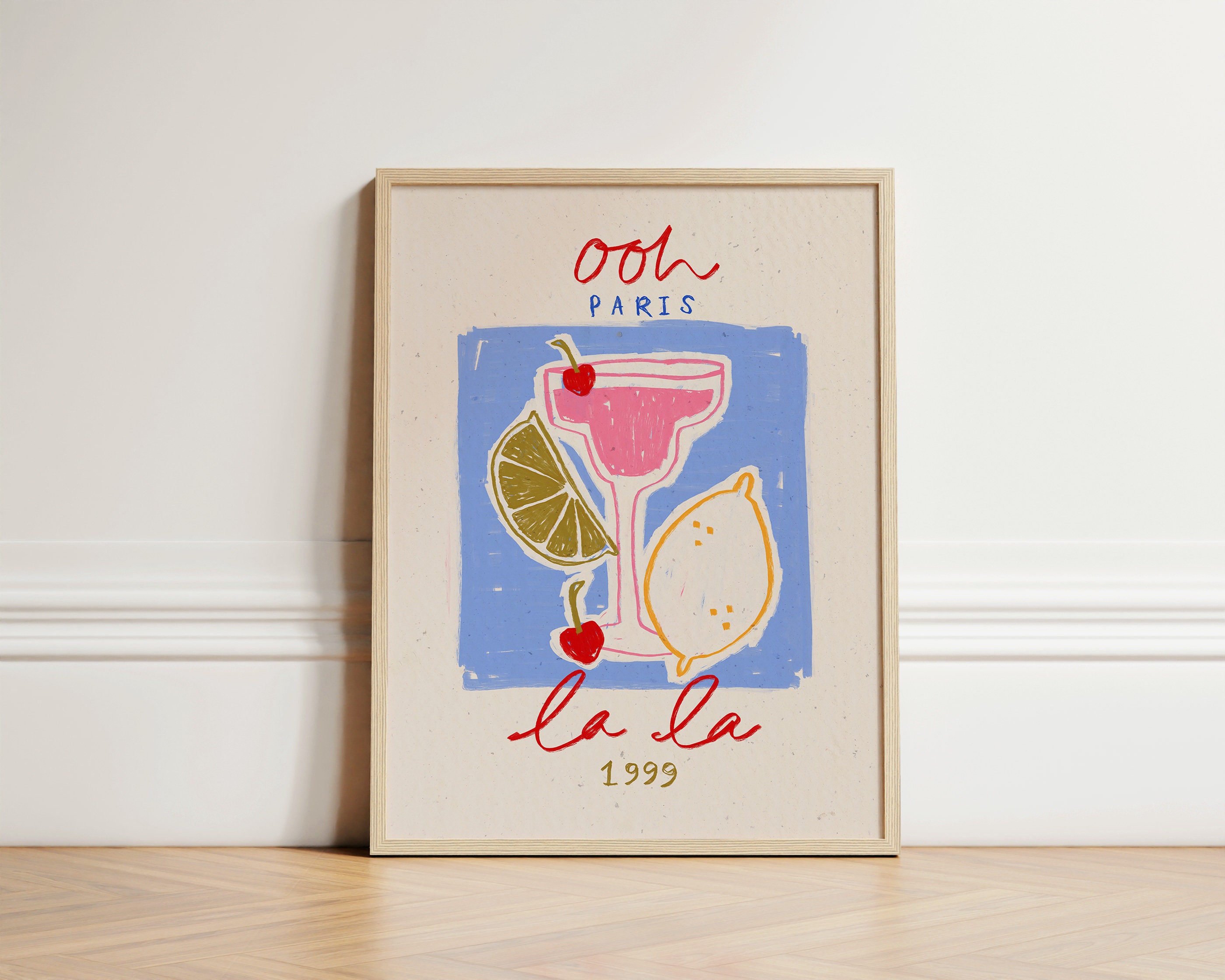 Frameless Bake Cake Kitchen Br - Kitchen Baking Wall Art recension och pris