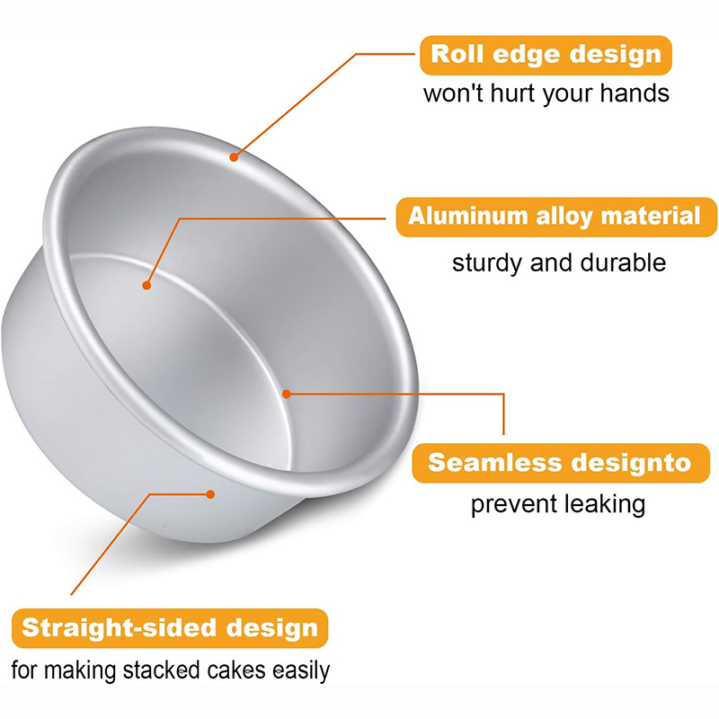 6/12Pcs Aluminum Mini Cake Pan - Kitchen Baking Pan Set recension och pris