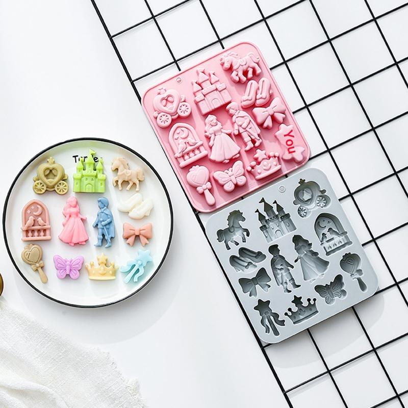 New 12 Cavity Prince, Princess - Silicone Cake Mold recension och pris