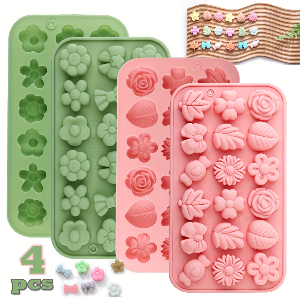 4-Pack Silicone Chocolate Cand - Silicone Cake Mold recension och pris