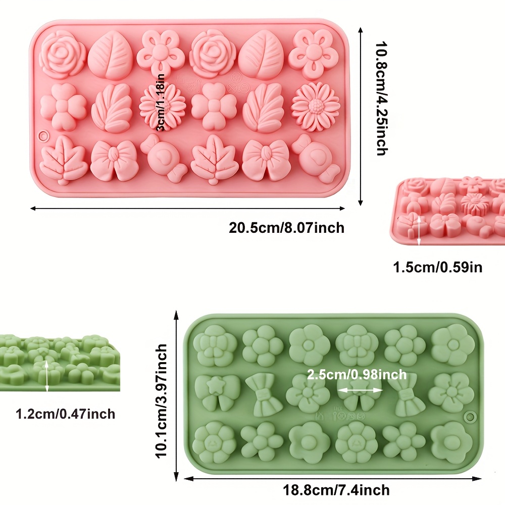 4-Pack Silicone Chocolate Cand - Silicone Cake Mold recension och pris