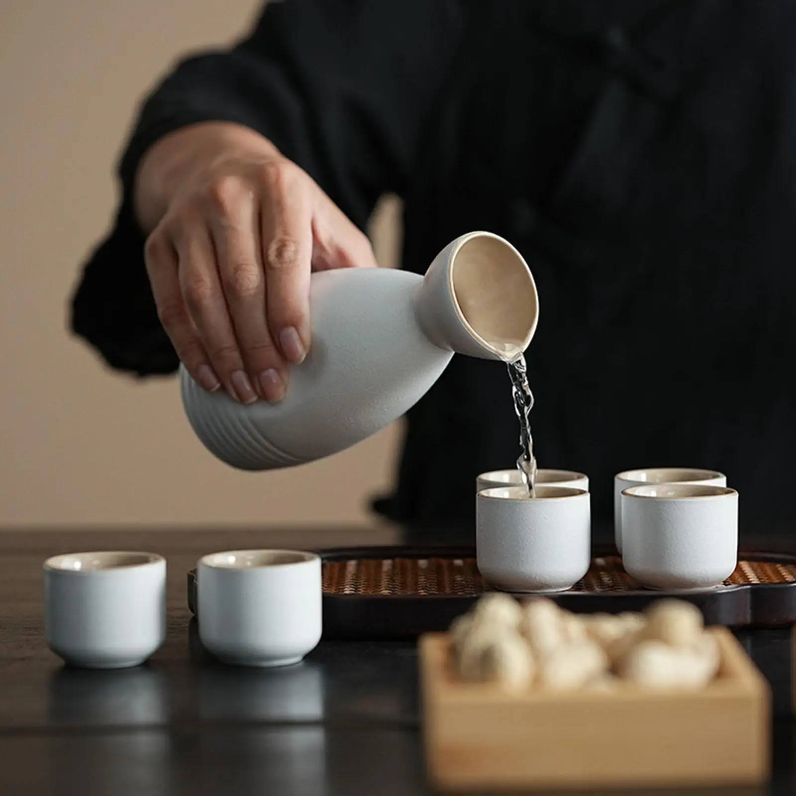 Japanese Style Ceramic Sake Po - Kitchen Baking Pan Set recension och pris