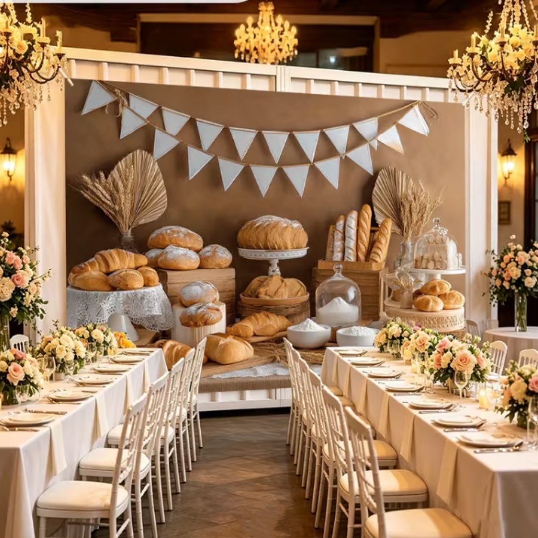 Baking Bread Food Theme Party  - Kitchen Baking Background recension och pris