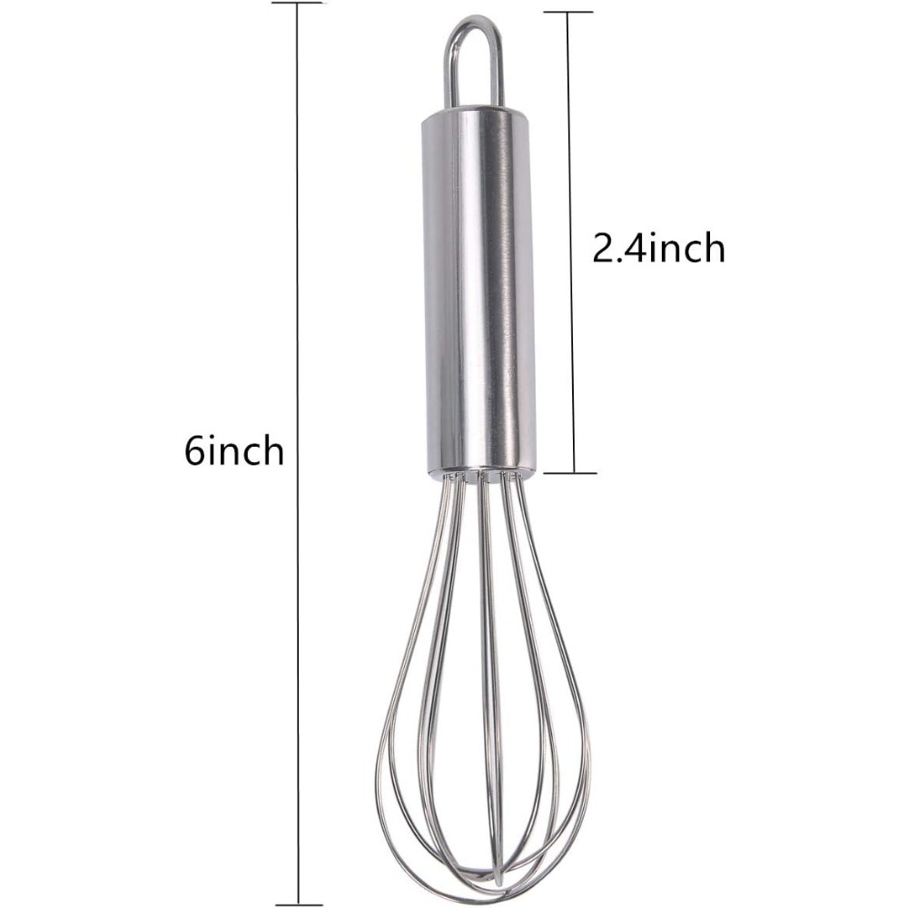 Stainless Steel Mini Whisk 6 I - Mini Kitchen Baking recension och pris