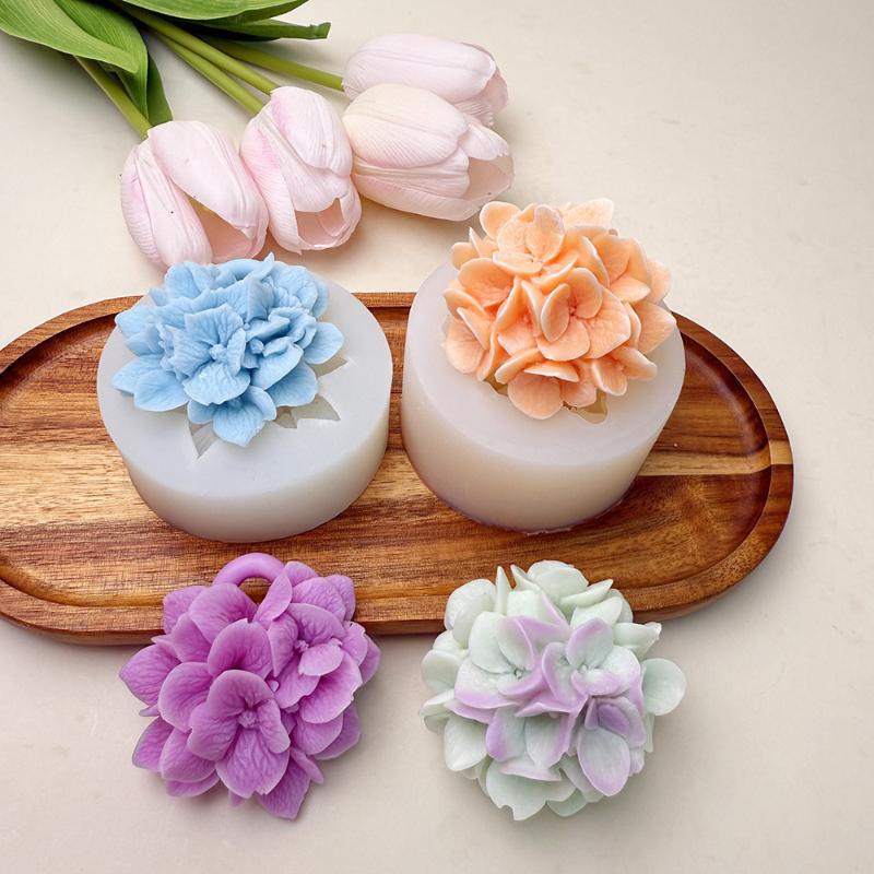 ●Hydrangea Flower Silicone Mol - Kitchen Baking Decor recension och pris