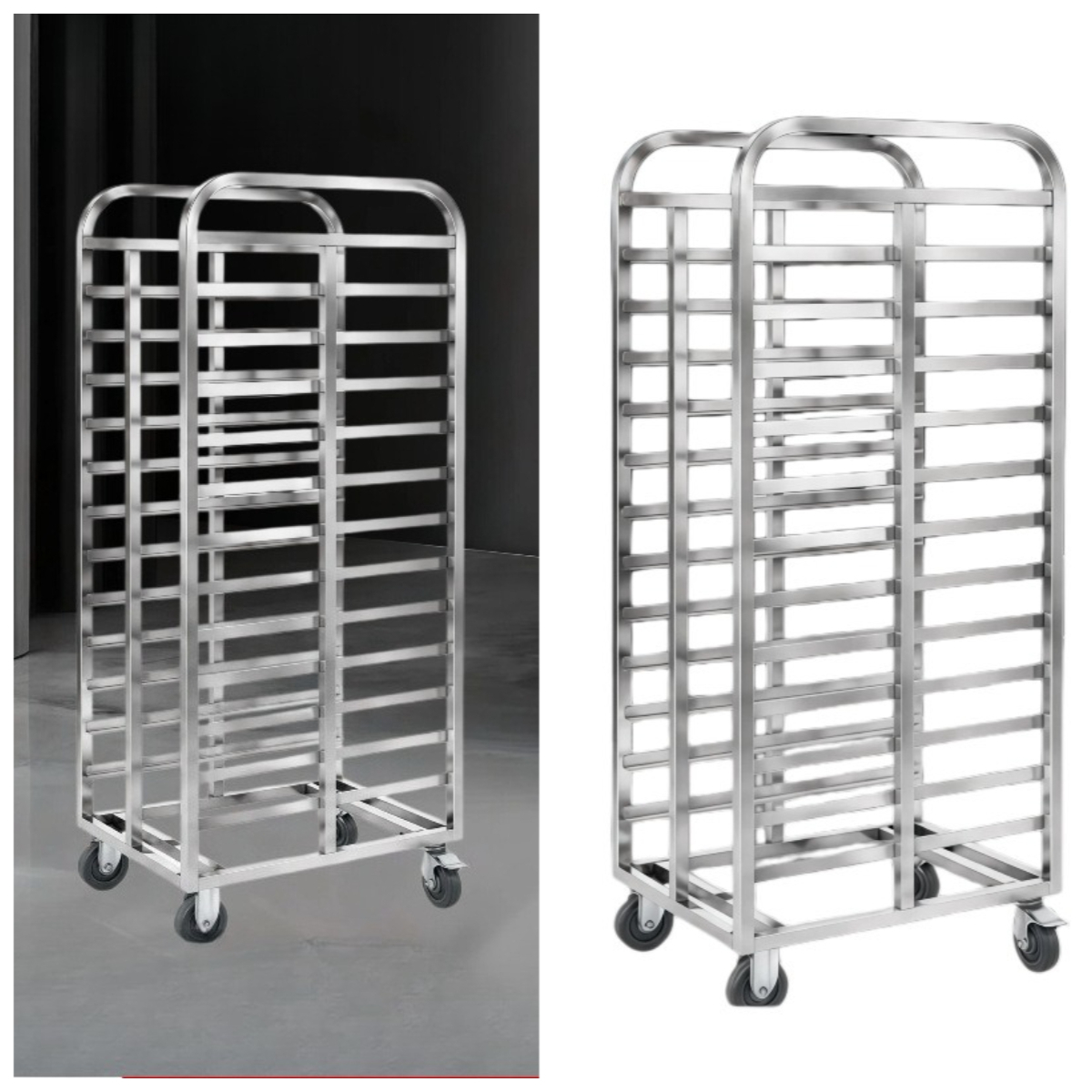 Stainless Steel Multi-layer Ba - Kitchen Baking Cart recension och pris